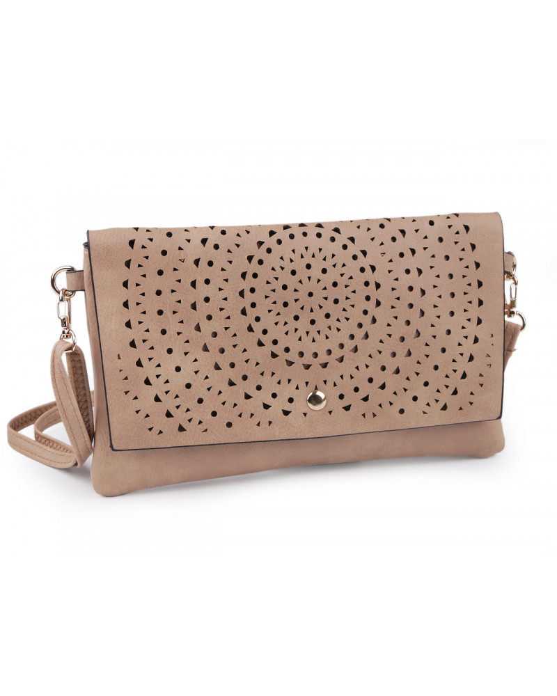 Kabelka s vysekávaným vzorom 16x26 cm | Mimib