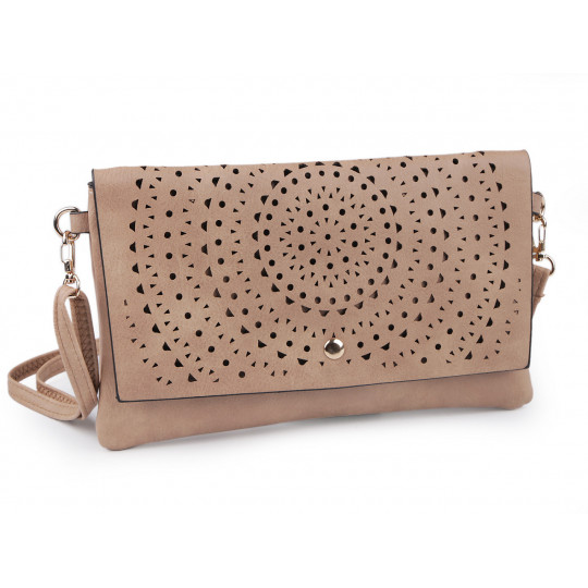 Kabelka s vysekávaným vzorom 16x26 cm | Mimib