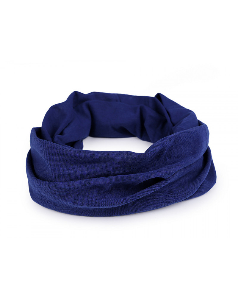 Multifunkčná šatka pružná, bezšvíková, jednofarebná | Mimib