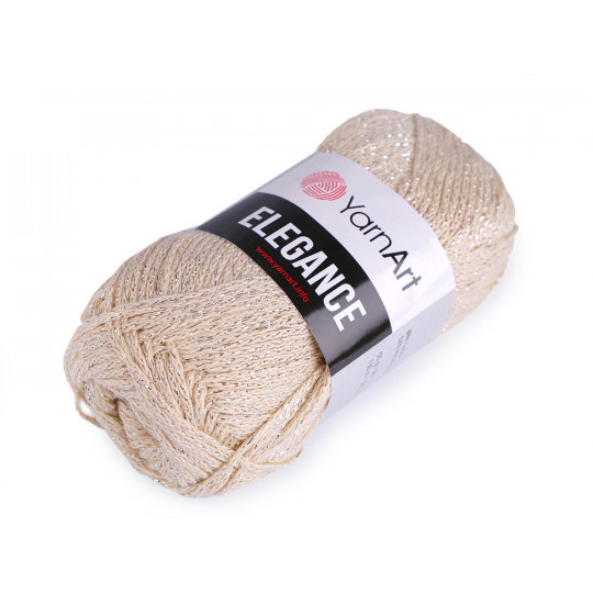 Pletacia priadza Elegance lurex 50 g | Mimib