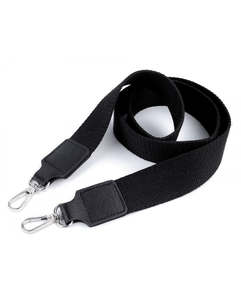 Textilné ucho / popruh na tašku s karabínami šírka 3,8 cm | Mimib