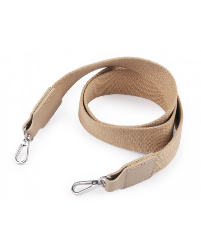 Textilné ucho / popruh na tašku s karabínami šírka 3,8 cm | Mimib