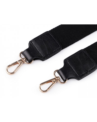 Textilné ucho / popruh na tašku s karabínami šírka 3,8 cm | Mimib