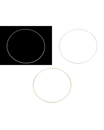 Kovový kruh na lapač snov / na dekorovanie Ø60 cm | Mimib