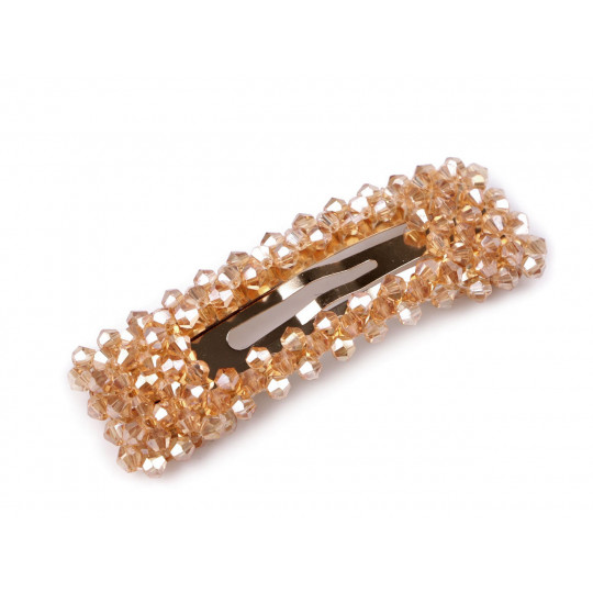 Sponka do vlasov pukačka s brúsenými korálikmi | Mimib