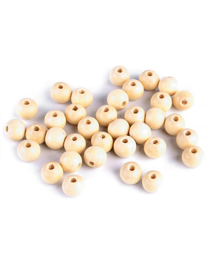 Drevené korálky Ø10 mm | Mimib