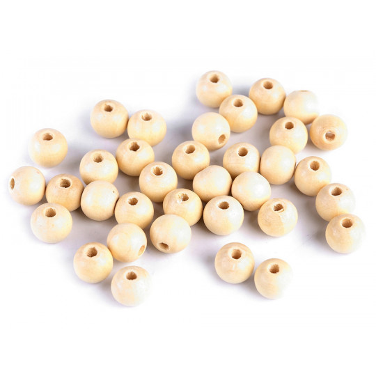 Drevené korálky Ø10 mm | Mimib