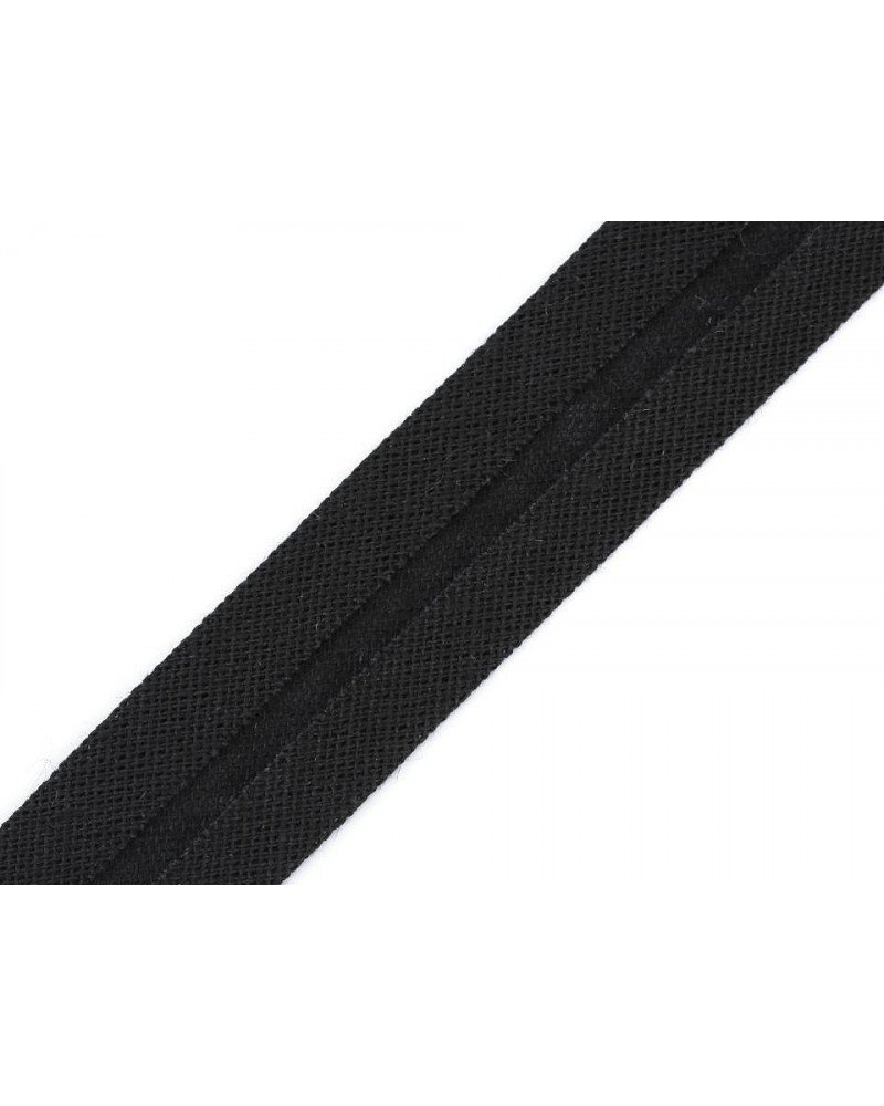 Šikmý prúžok bavlnený šírka 20 mm zažehlený | Mimib