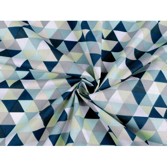 Bavlnená látka / plátno trojuholníky | Mimib