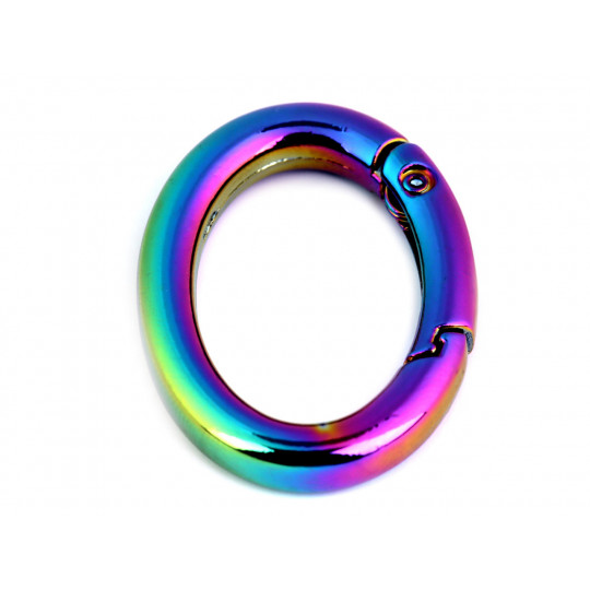 Karabína guľatá na kabelky / krúžok na kľúče | Mimib