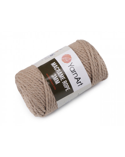 Pletacia priadza Macrame Rope 3 mm 250 g | Mimib