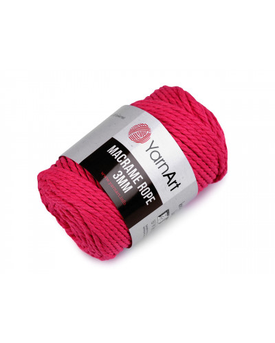 Pletacia priadza Macrame Rope 3 mm 250 g | Mimib