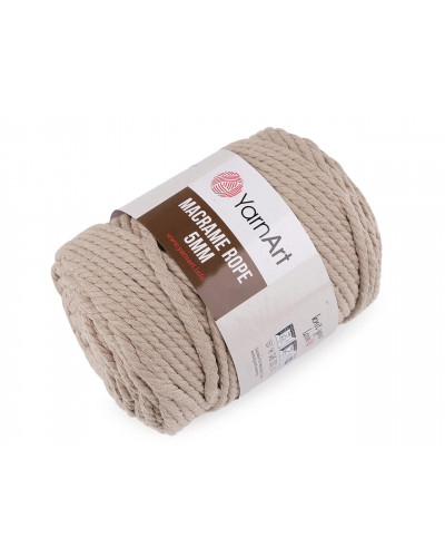 Pletacia priadza Macrame Rope 5 mm 500 g | Mimib