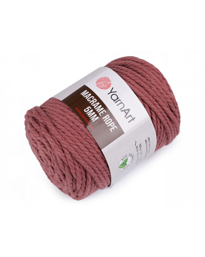 Pletacia priadza Macrame Rope 5 mm 500 g | Mimib