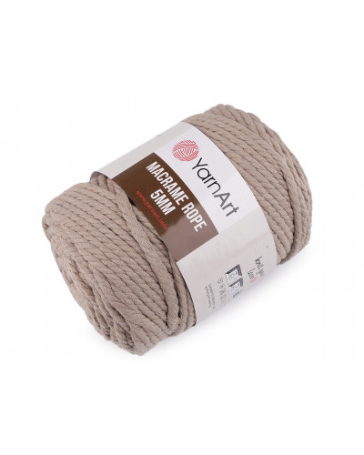 Pletacia priadza Macrame Rope 5 mm 500 g | Mimib