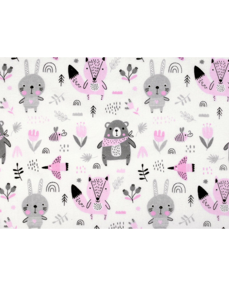 Bavlnený flanel zvieratká | Mimib