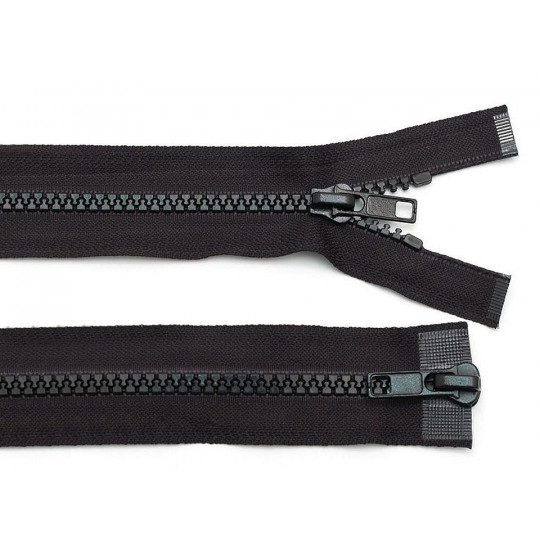 Zips kostený 5 mm deliteľný 2 jazdce / dvojcestný 65 cm bundový | Mimib