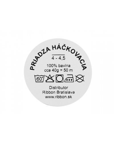 Bavlnená priadza macramé / háčkovacia 40 g | Mimib