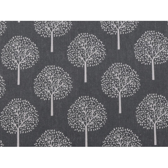 Bavlnená metráž / imitácia ľanu hrubšia, stromy | Mimib