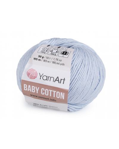 Pletacia priadza Baby Cotton 50 g | Mimib