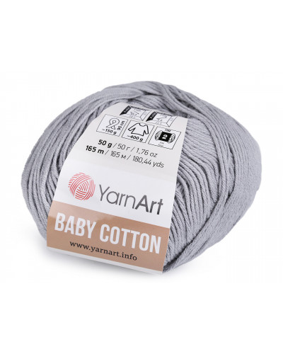 Pletacia priadza Baby Cotton 50 g | Mimib