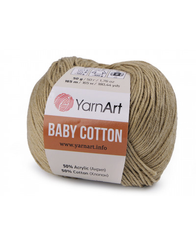 Pletacia priadza Baby Cotton 50 g | Mimib