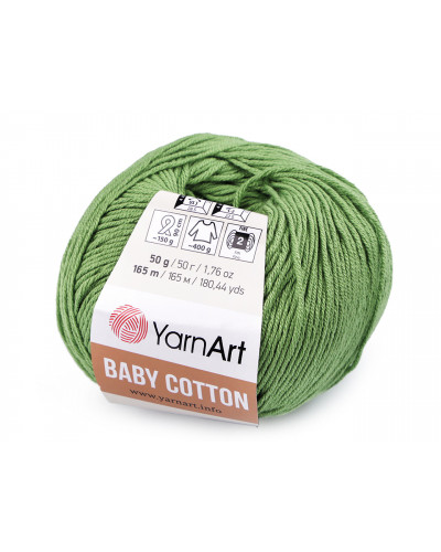 Pletacia priadza Baby Cotton 50 g | Mimib