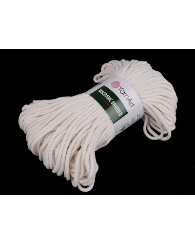 Pletacia priadza Macrame Braided 250 g | Mimib