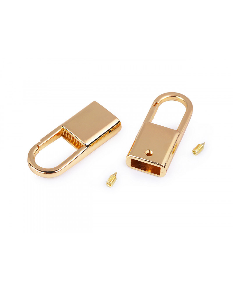 Kovová koncovka s karabínou šírka 9 mm | Mimib