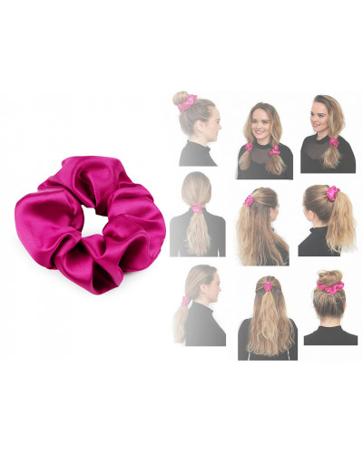 Saténová scrunchie gumička do vlasov | Mimib