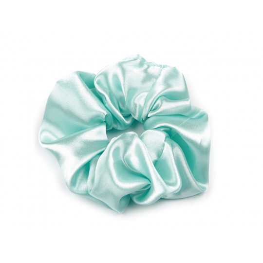 Saténová scrunchie gumička do vlasov | Mimib