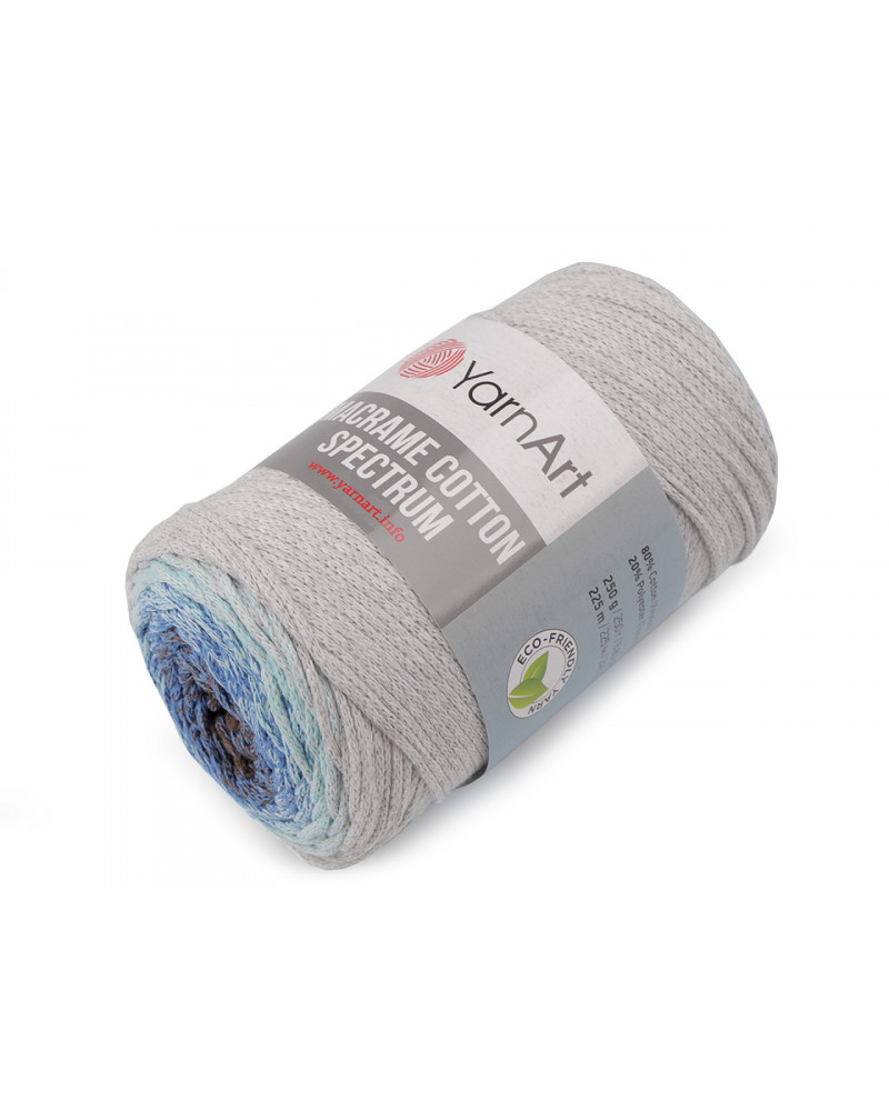 Pletacia priadza Macrame Cotton Spectrum 250 g | Mimib