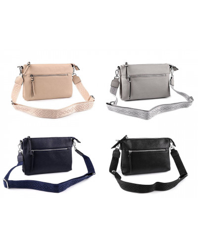 Dámska / dievčenská kabelka crossbody s popruhom 28x20 cm | Mimib