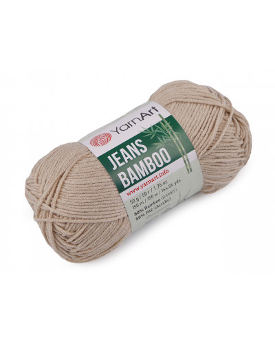 Pletacia priadza Jeans Bamboo 50 g | Mimib