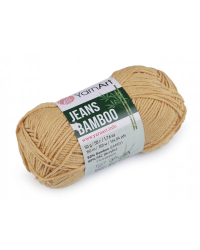 Pletacia priadza Jeans Bamboo 50 g | Mimib