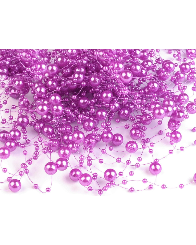 Perly na silóne Ø7mm délka 130cm | Mimib