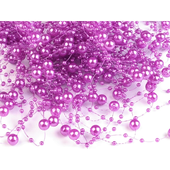 Perly na silóne Ø7mm délka 130cm | Mimib