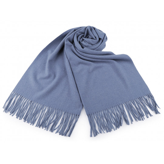 Šál / pléd so strapcami 65x190 cm | Mimib