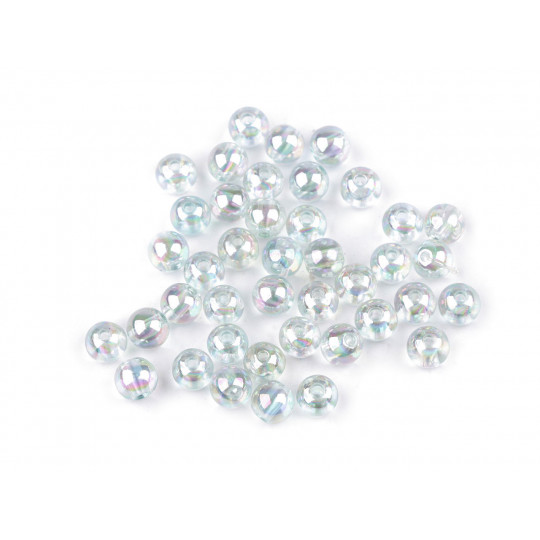 Plastové korálky dúhové Ø8 mm | Mimib