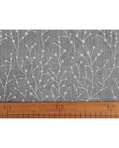 Dekoračná metráž imitácia juty vianočná | Mimib