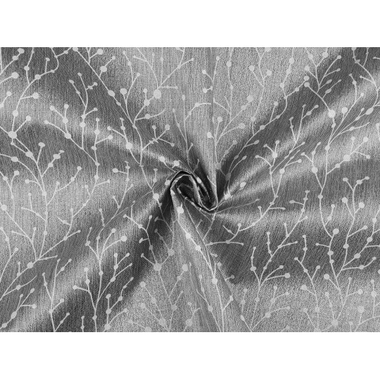 Dekoračná metráž imitácia juty vianočná | Mimib