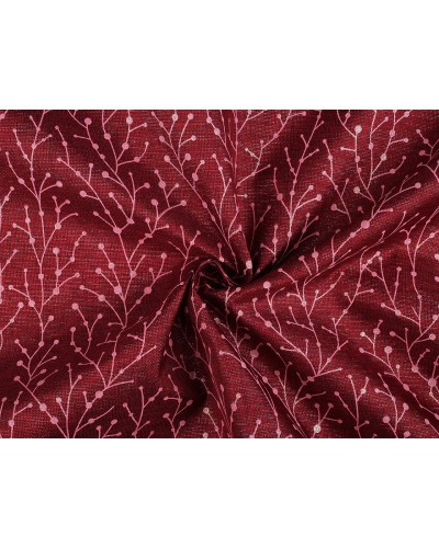 Dekoračná metráž imitácia juty vianočná | Mimib