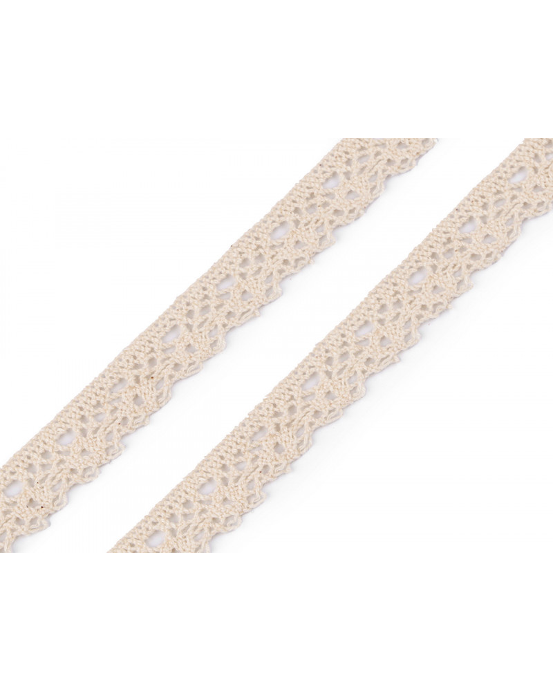 Bavlnená čipka paličkovaná šírka 15 mm | Mimib