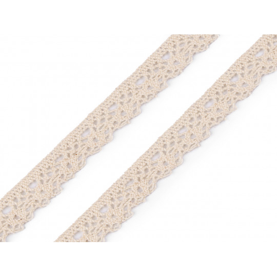 Bavlnená čipka paličkovaná šírka 15 mm | Mimib