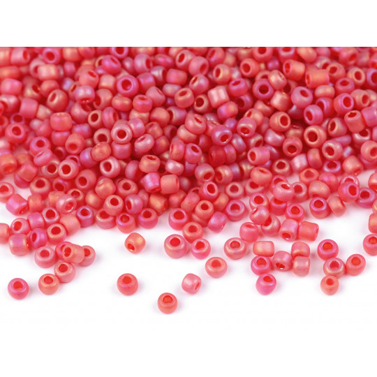 Rokajl 8/0 - 3 mm frosted AB | Mimib