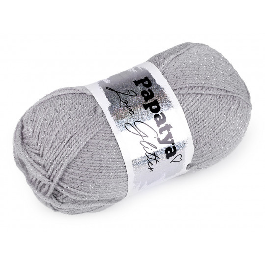 Pletacia priadza Papatya Love Glitter 100 g | Mimib