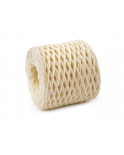 Lyko rafia na pletenie tašiek - prírodné Ø1,5 mm | Mimib
