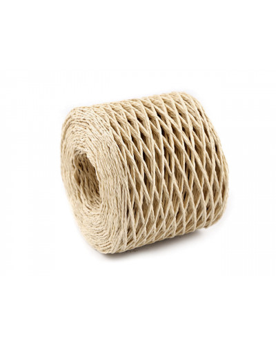 Lyko rafia na pletenie tašiek - prírodné Ø1,5 mm | Mimib