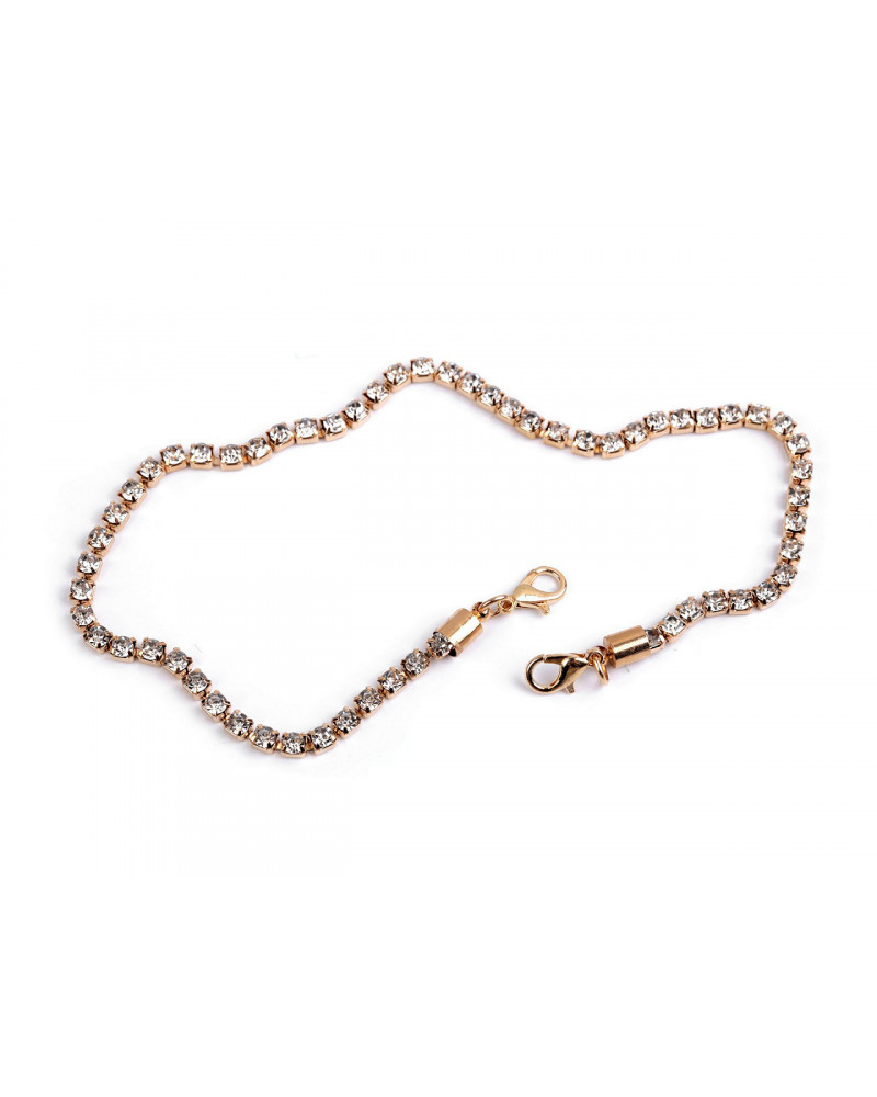 Štrasová retiazka na kabelky aj odevy 32,5 cm | Mimib