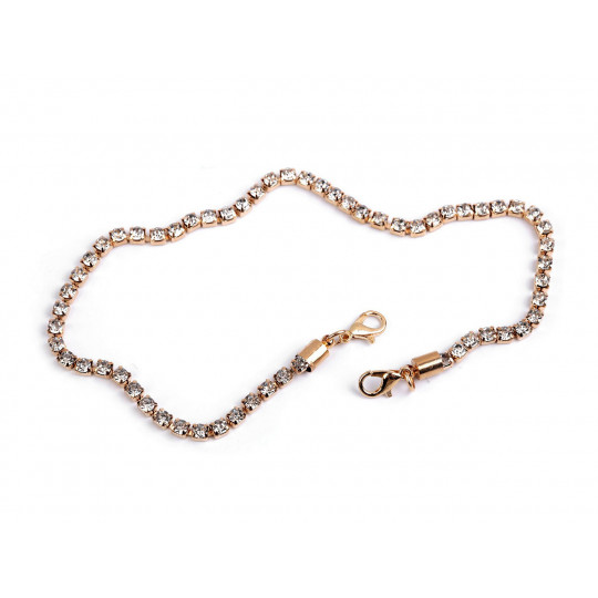 Štrasová retiazka na kabelky aj odevy 32,5 cm | Mimib